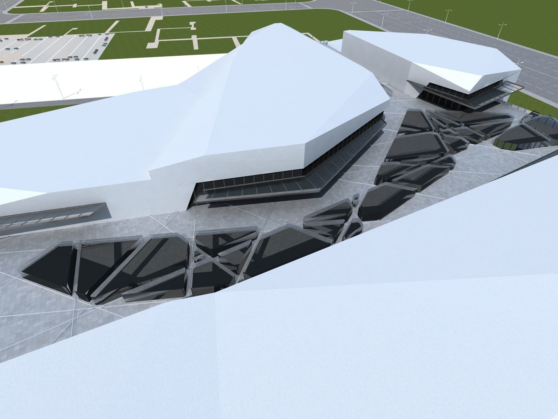  Plaza Complex 2 3D model_7