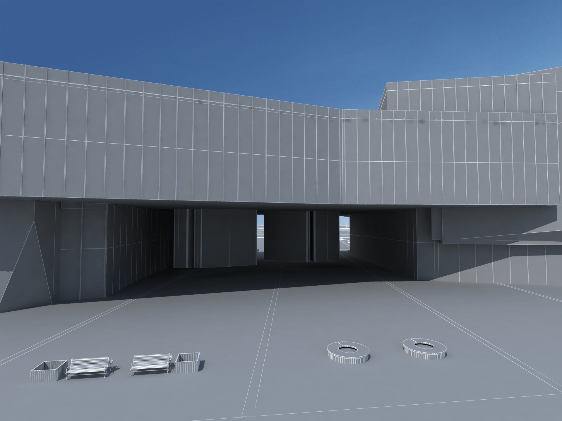  Plaza Complex 2 3D model_22