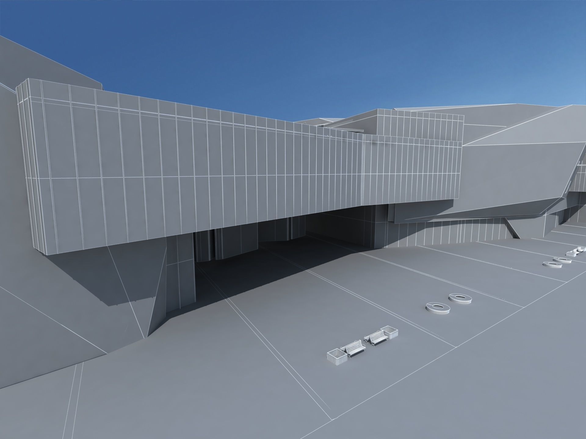  Plaza Complex 2 3D model_16