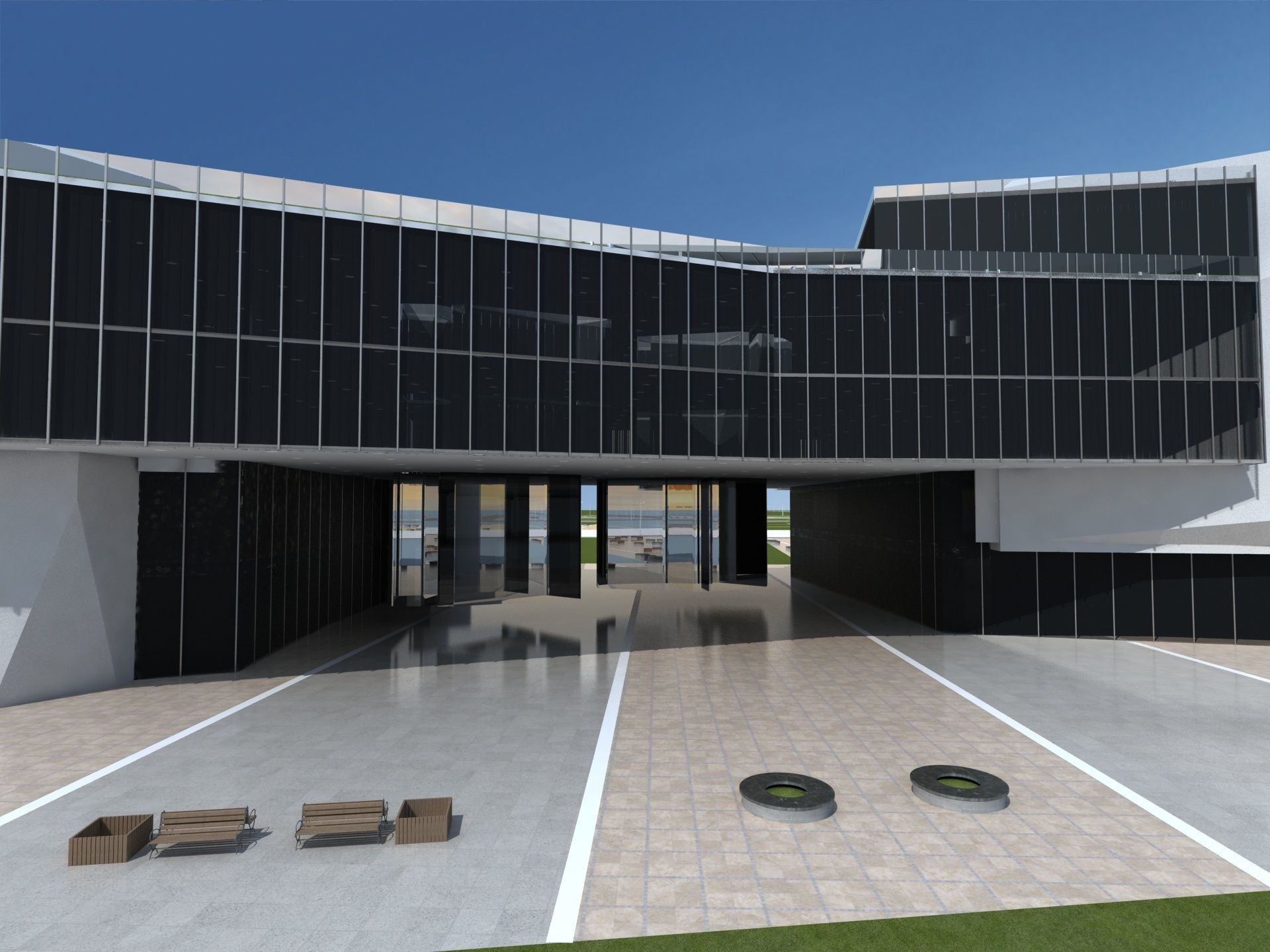  Plaza Complex 2 3D model_11