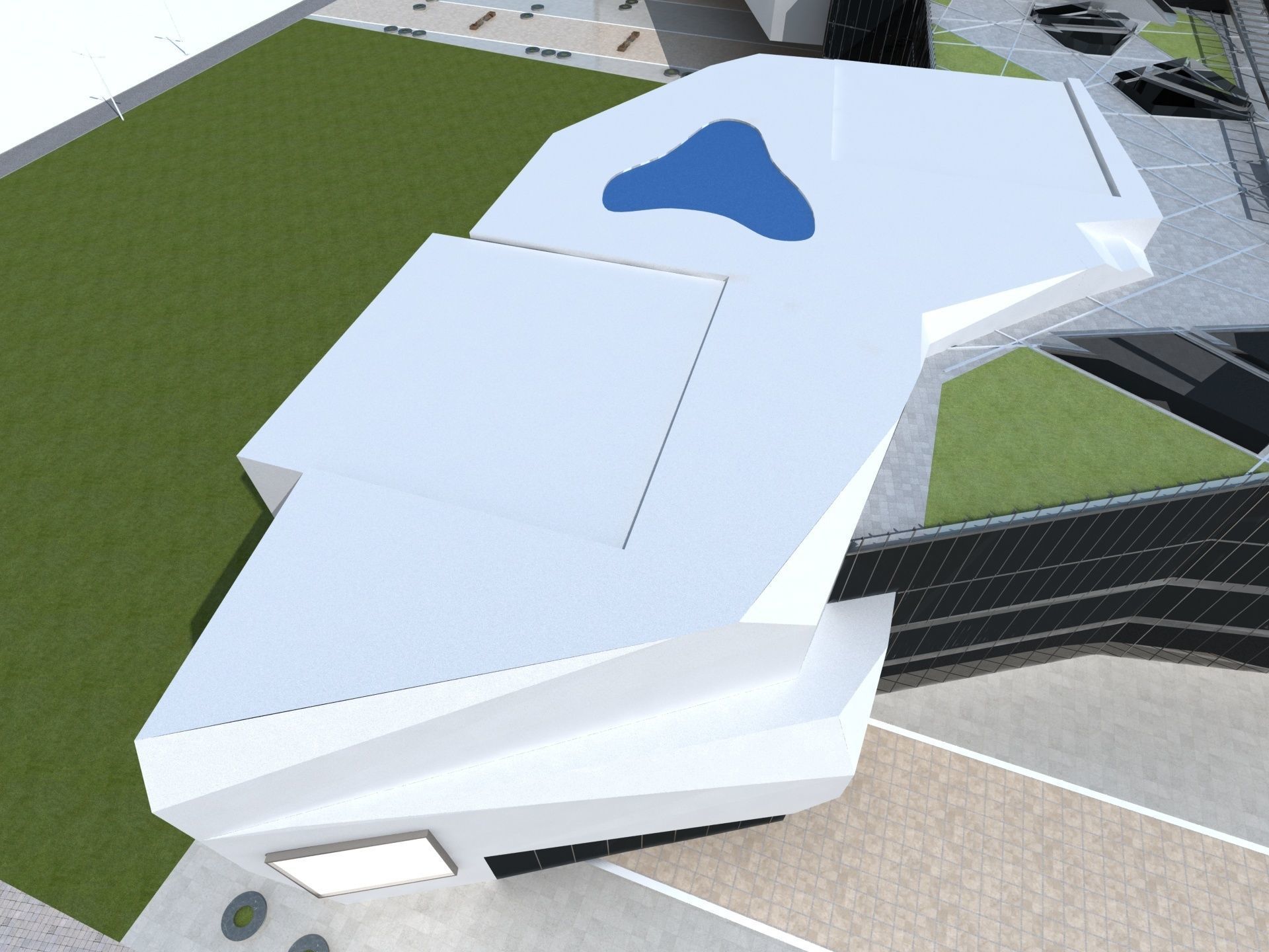  Plaza Complex 2 3D model_9