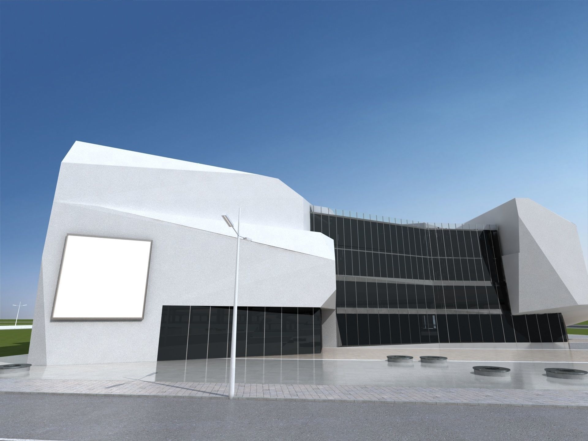  Plaza Complex 2 3D model_10
