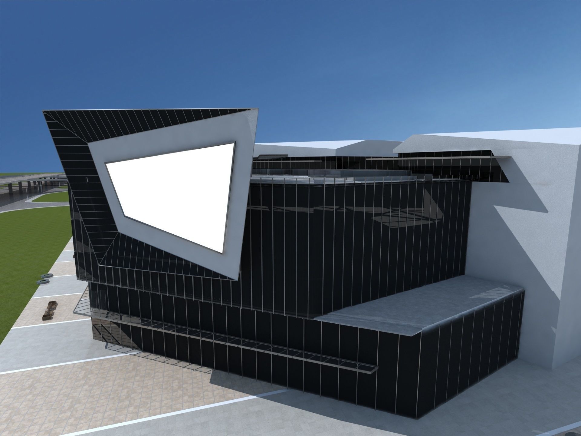  Plaza Complex 2 3D model_5