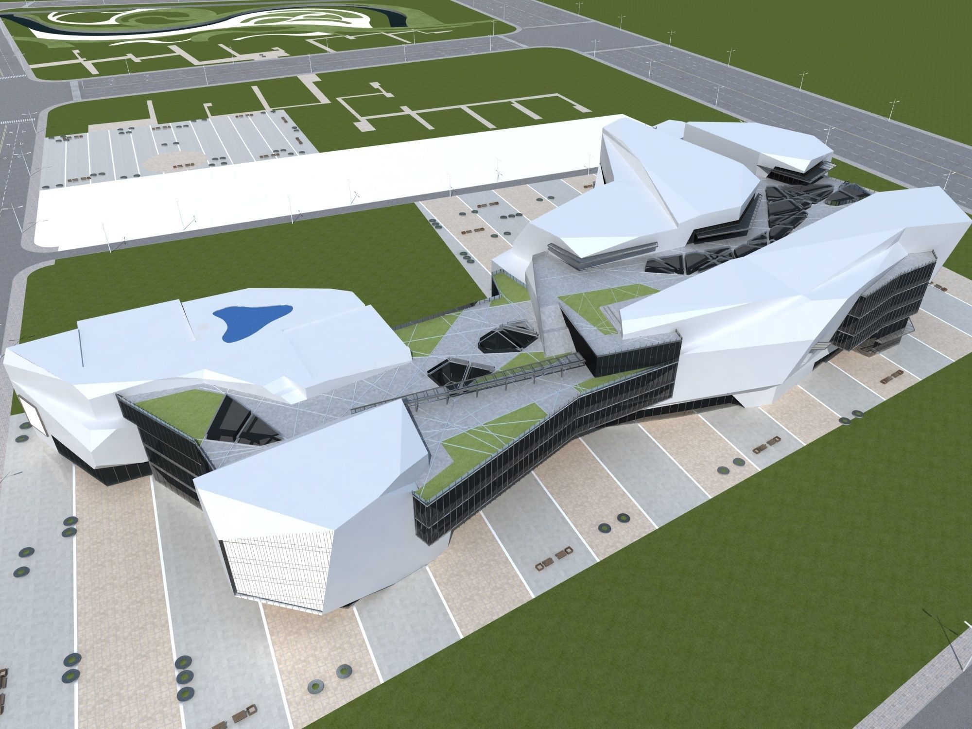  Plaza Complex 2 3D model_1