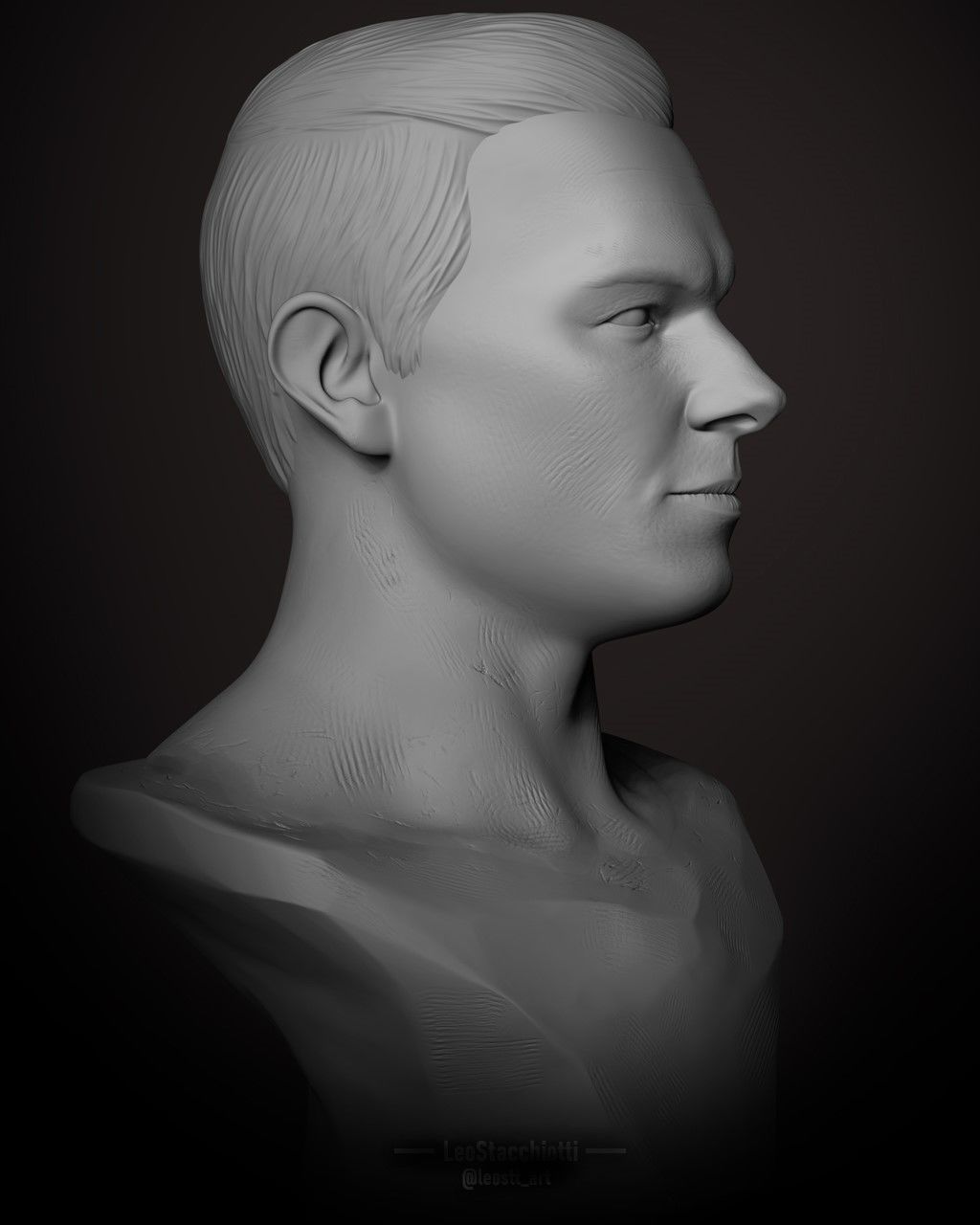 mark wahlberg 3D print model_2