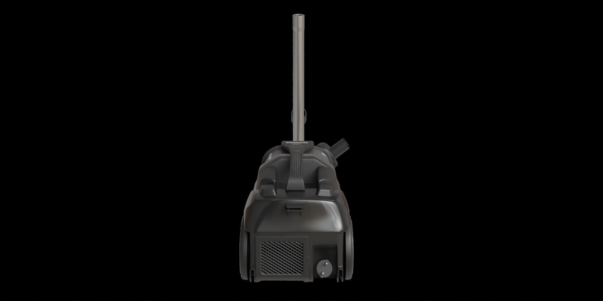 Black Modern Vacuum Cleaner 3D model_11