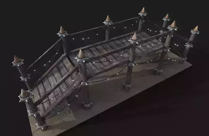 Game Ready Wooden Bridge