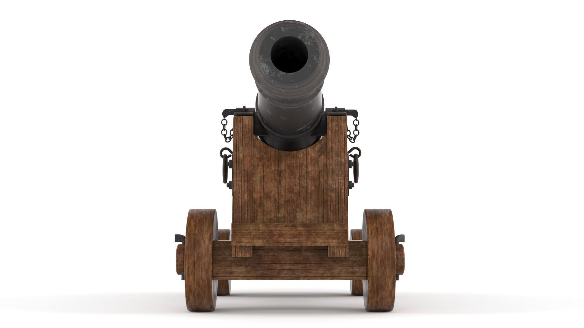 Old Cannon 3D model_6