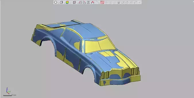 3D CAD model for toy car CADILLAC 3D print model