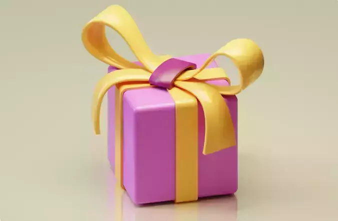 Gift box 3d