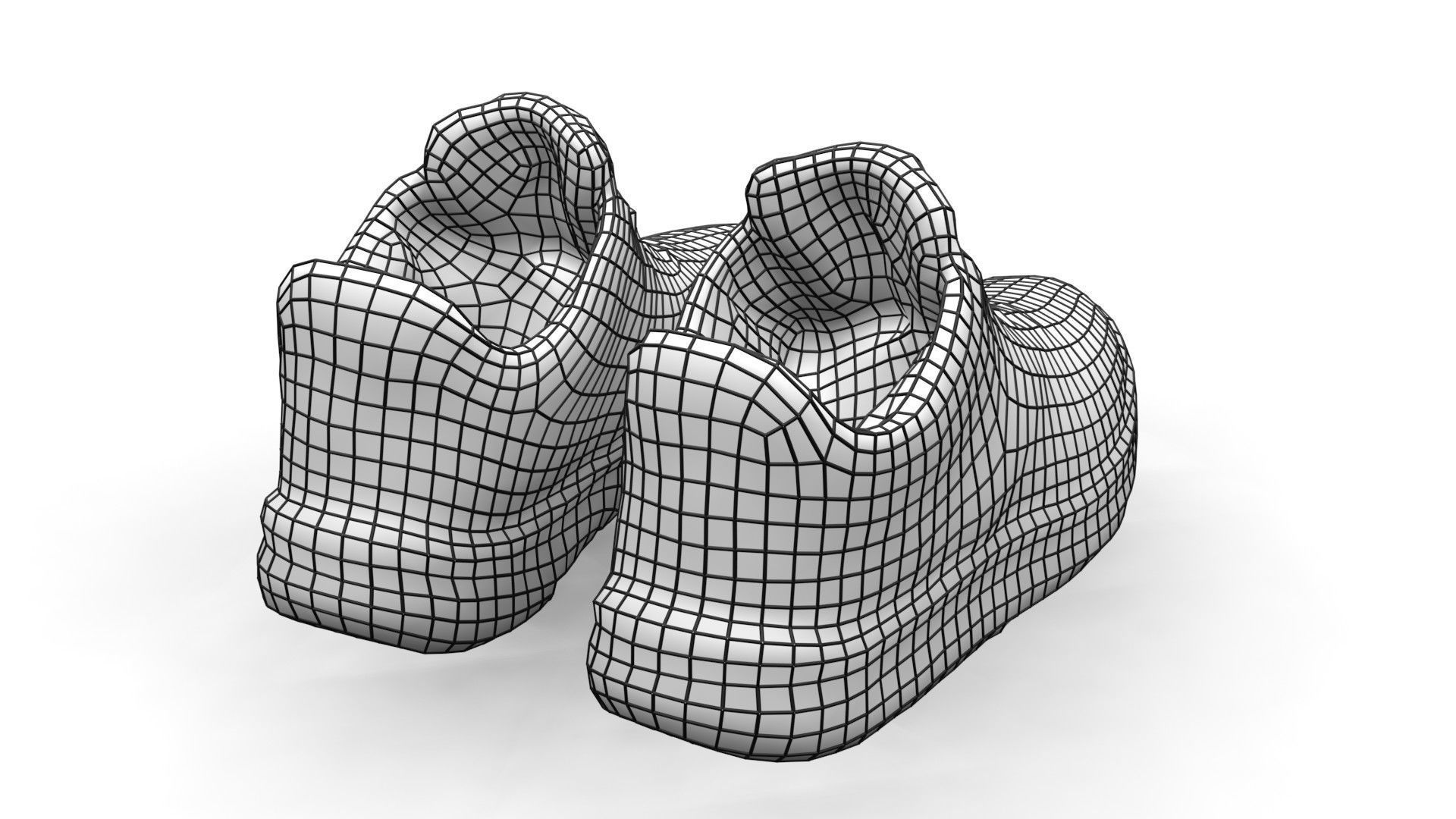 Shoes Scan Low-poly 3D model_6