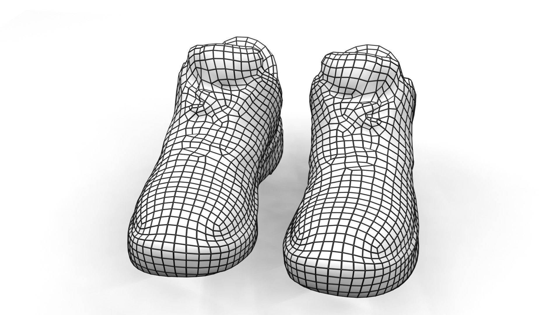 Shoes Scan Low-poly 3D model_8