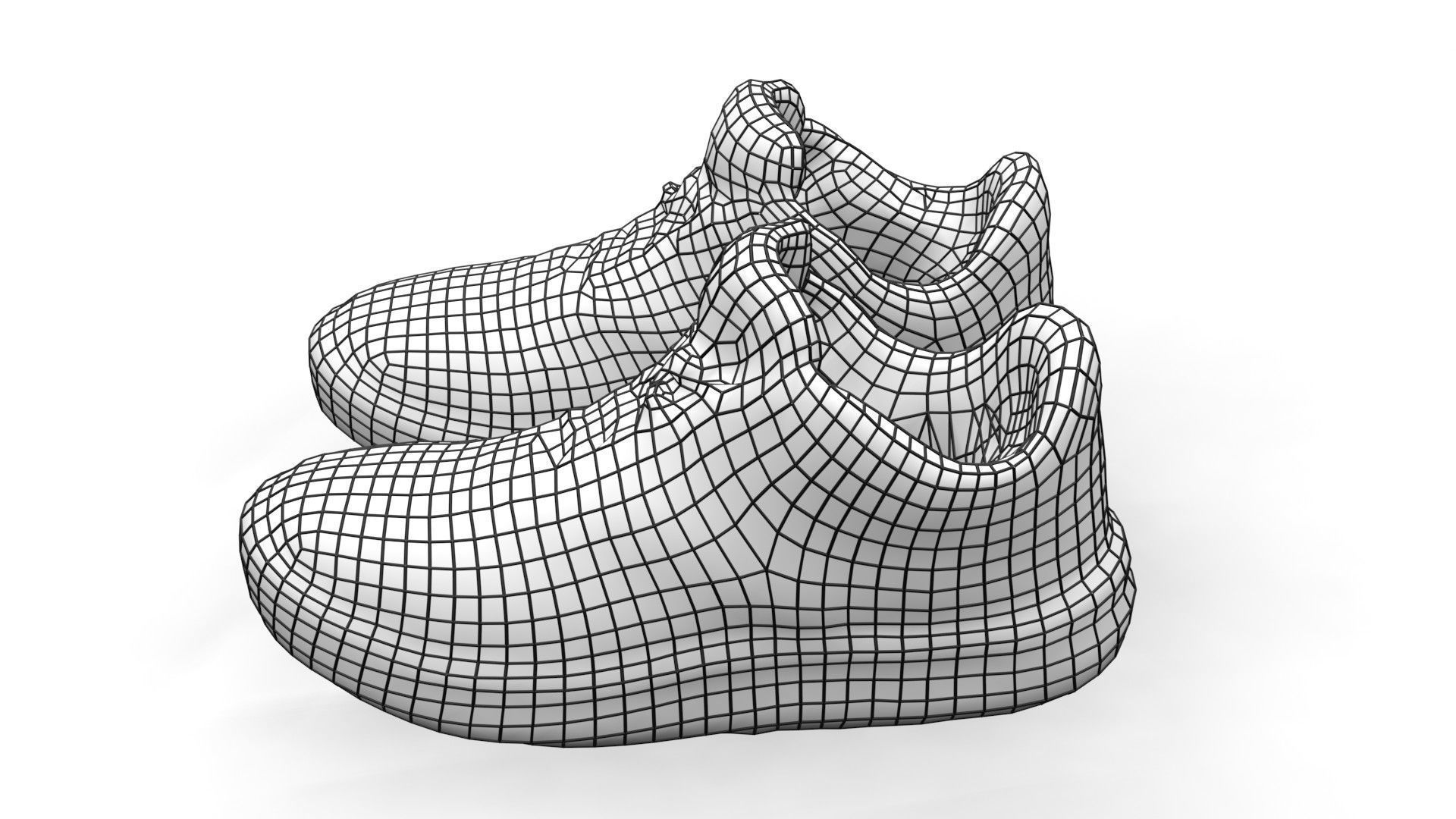 Shoes Scan Low-poly 3D model_9