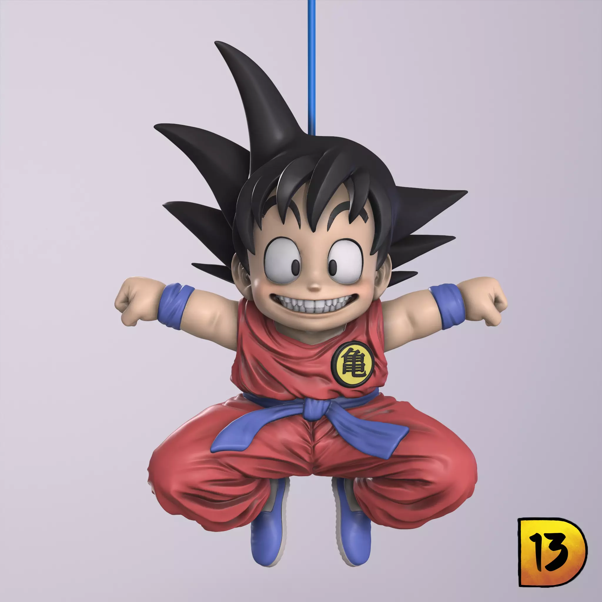 Hanging Son Goku Kid 3D print model