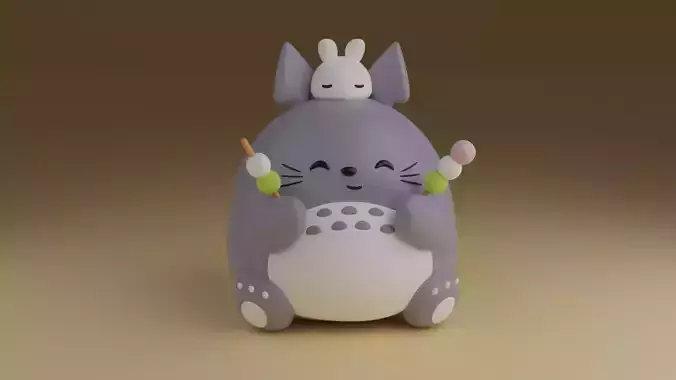 totoro 3D print model