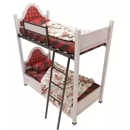 Sonia Bunk Bed for Youth 3D model
