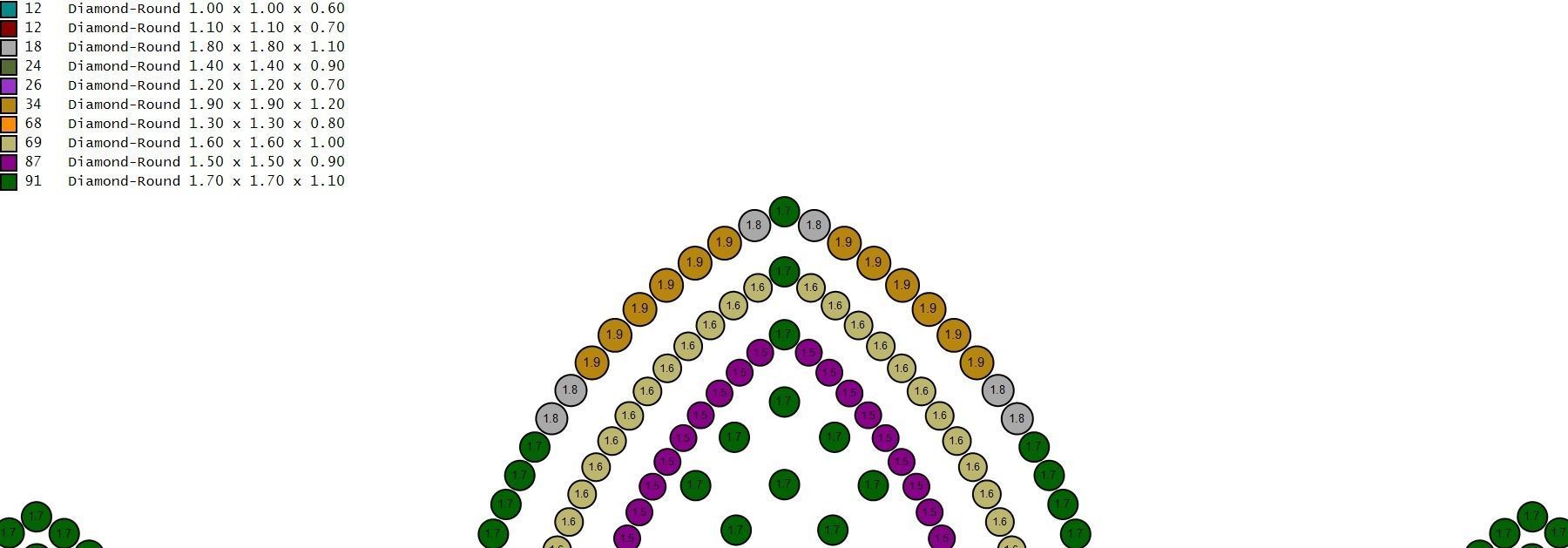 Rose Gold Diamond Pendant 3D Print Model 3D print model_1