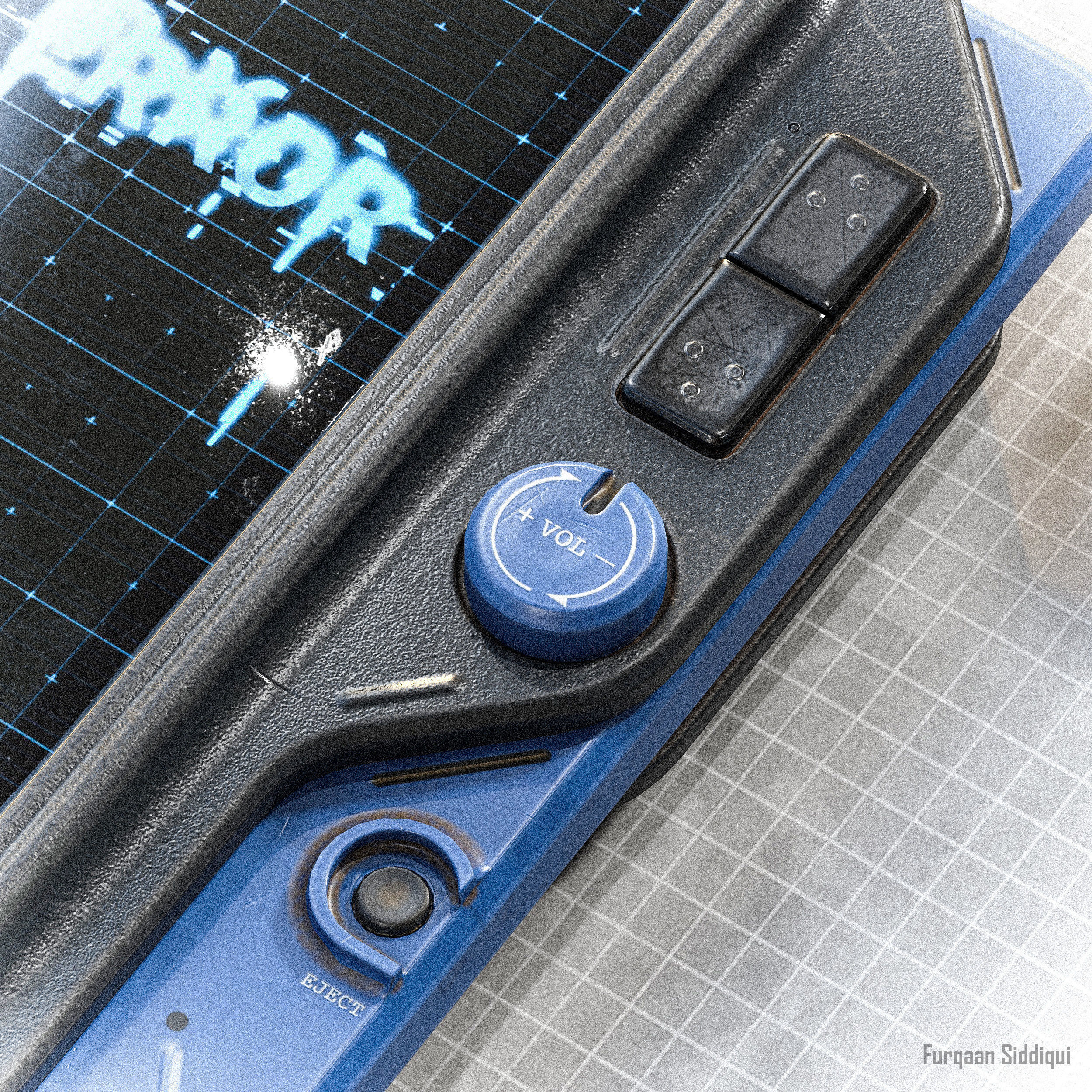 Sci-fi Controller V18 PBR Low-poly 3D model_8