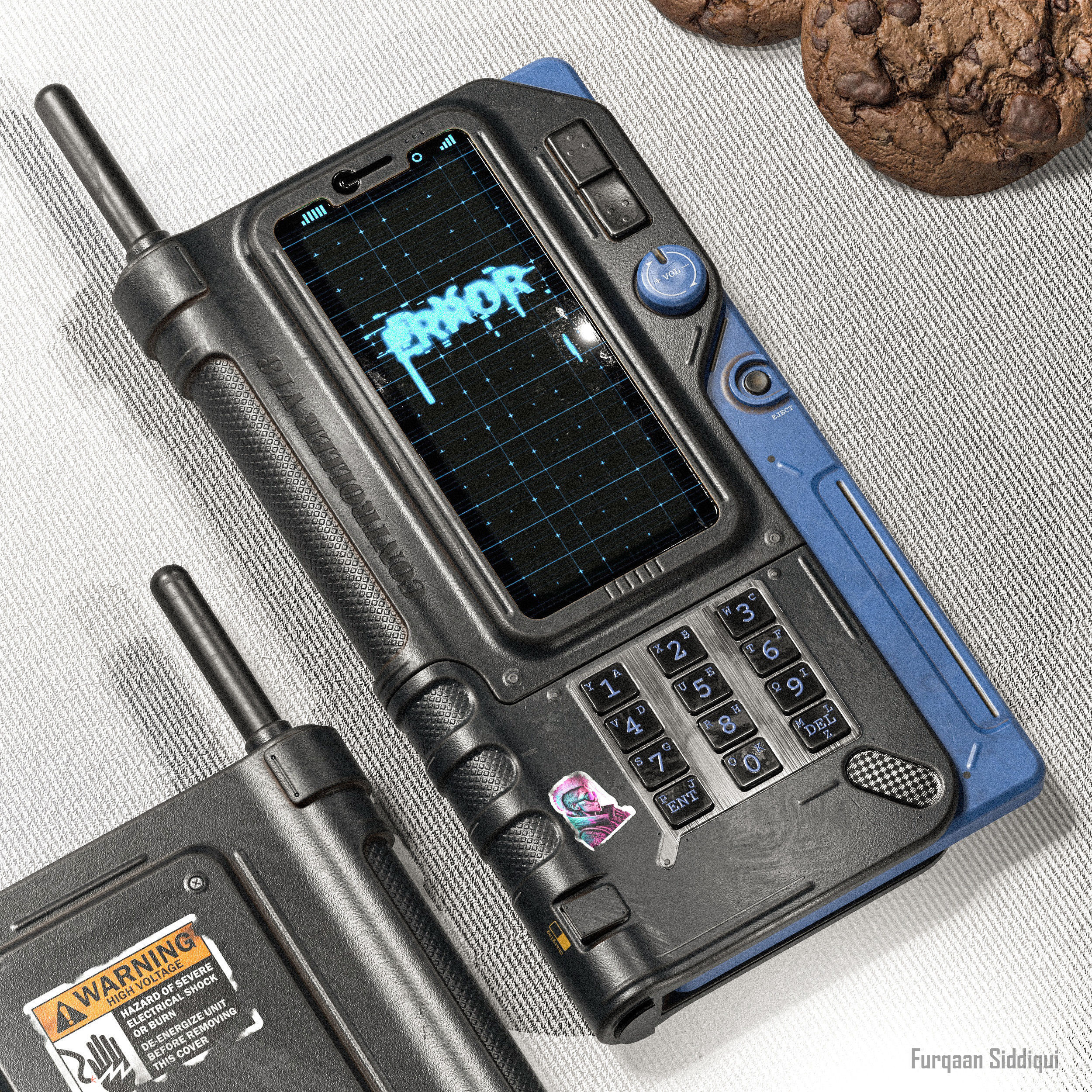 Sci-fi Controller V18 PBR Low-poly 3D model_2