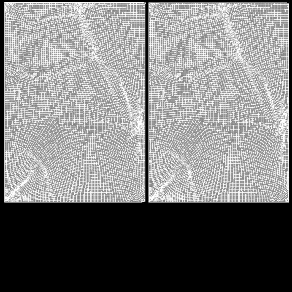 Black Wheatpaste Poster - paper crumpled glued placard Low-poly 3D model_3