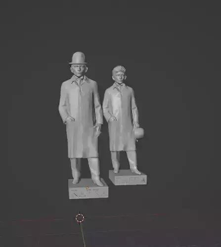 Franz Kafka 3D print model