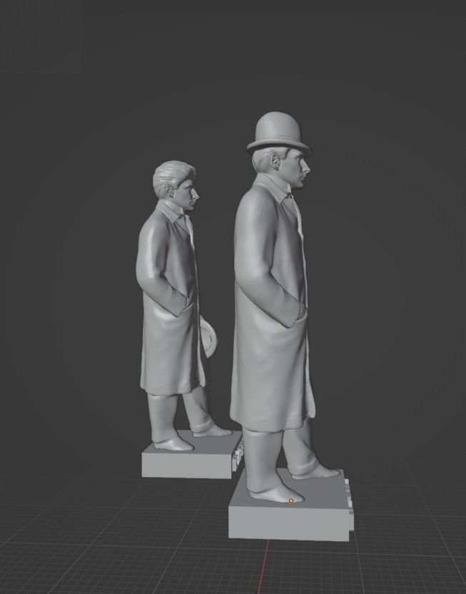 Franz Kafka 3D model 3D printable | CGTrader