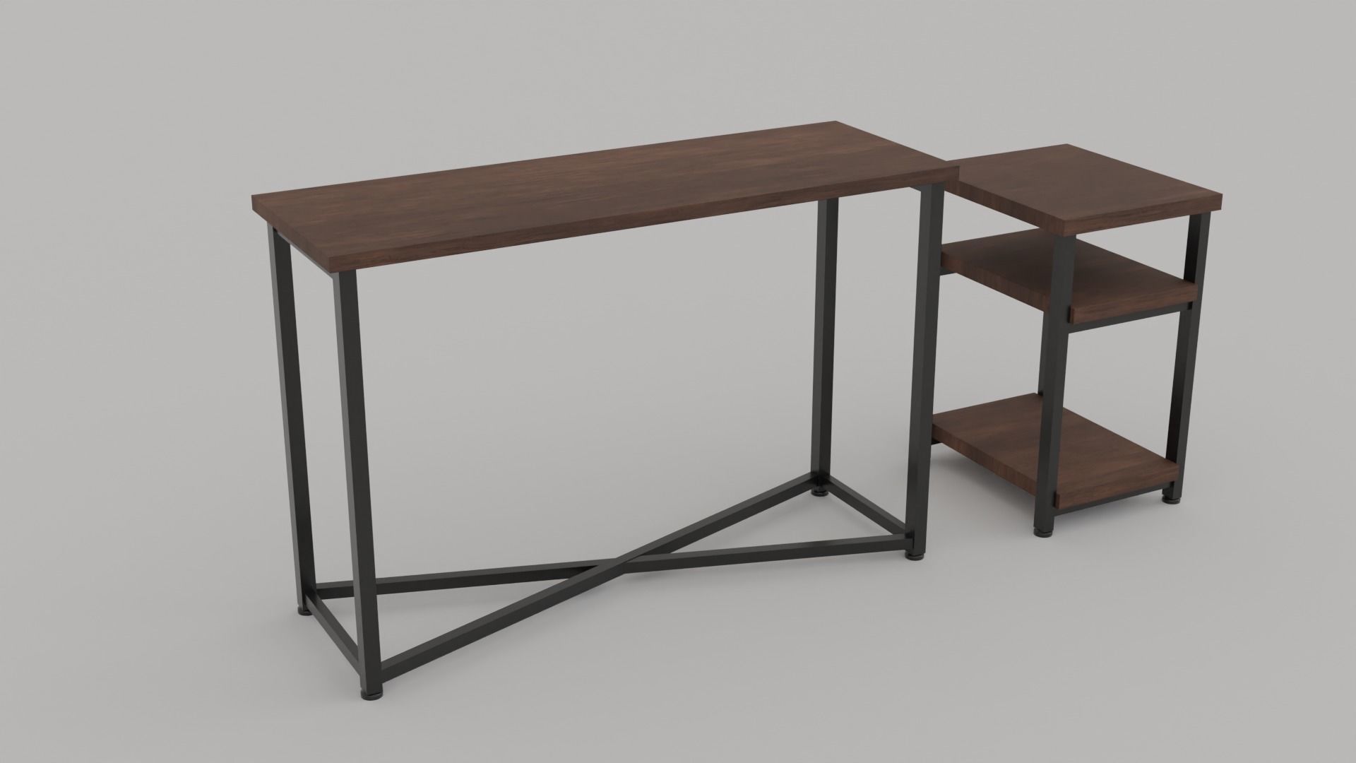 LowPoly Coffee Table Pack GameReady Asset Low-poly 3D model_2