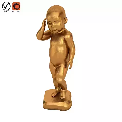 Decor Sculpture children Set 01