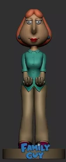 Lois Griffin - Joystick Holder 3D print model_0