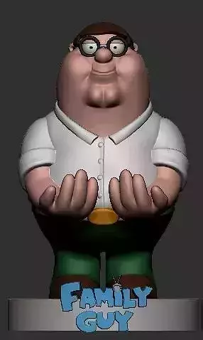 Peter Griffin - Joystick Holder 3D print model