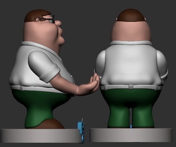 Peter Griffin - Joystick Holder 3D print model_1