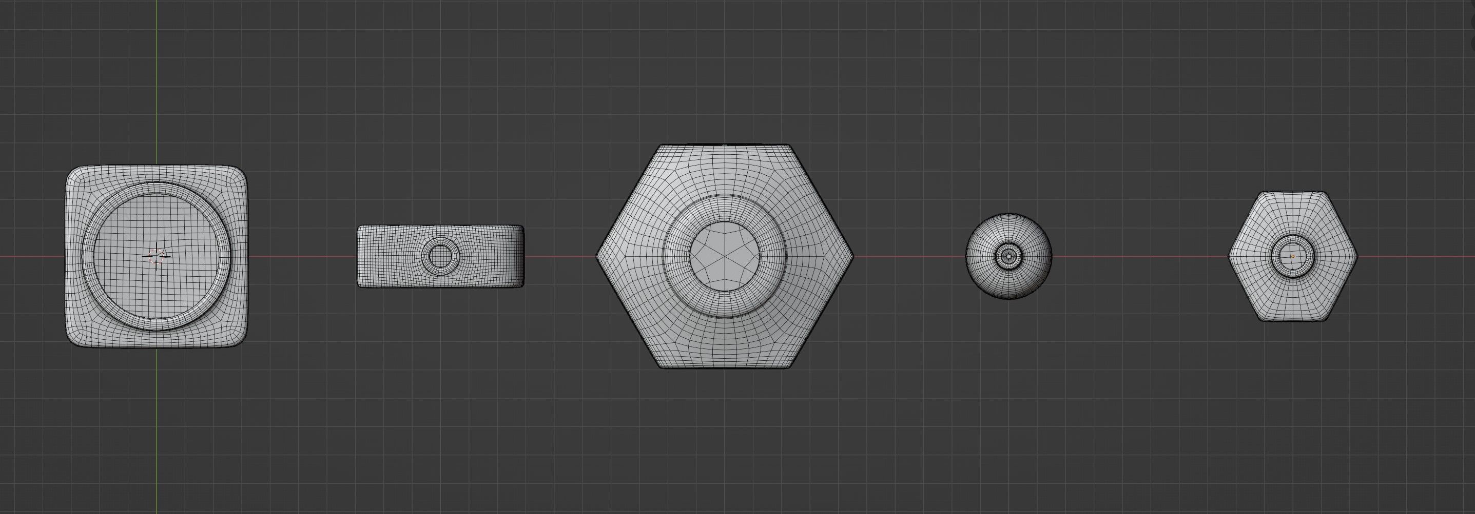 5 Standard Cosmetic Bottles 3D model_5