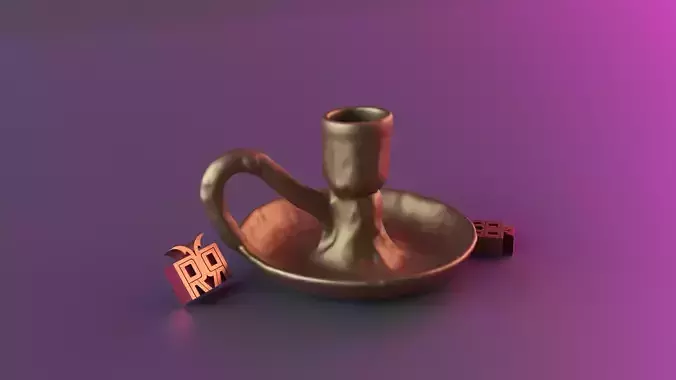 candle stand 3D print model