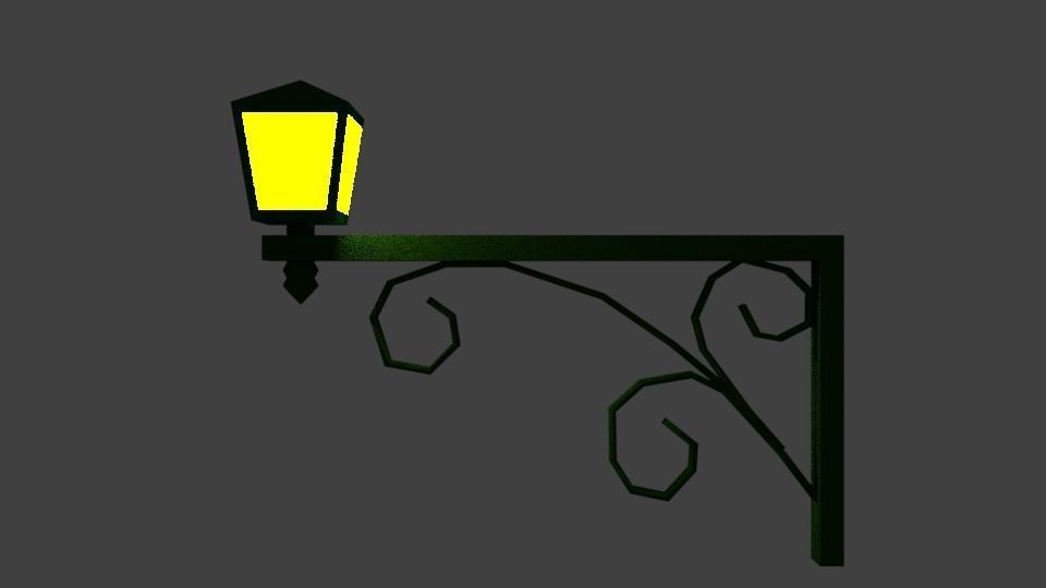 Wall Lamp 2 3D model_1