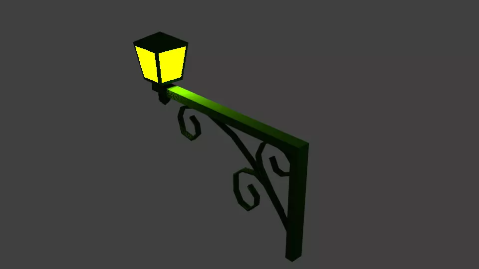 Wall Lamp 2 3D model_0