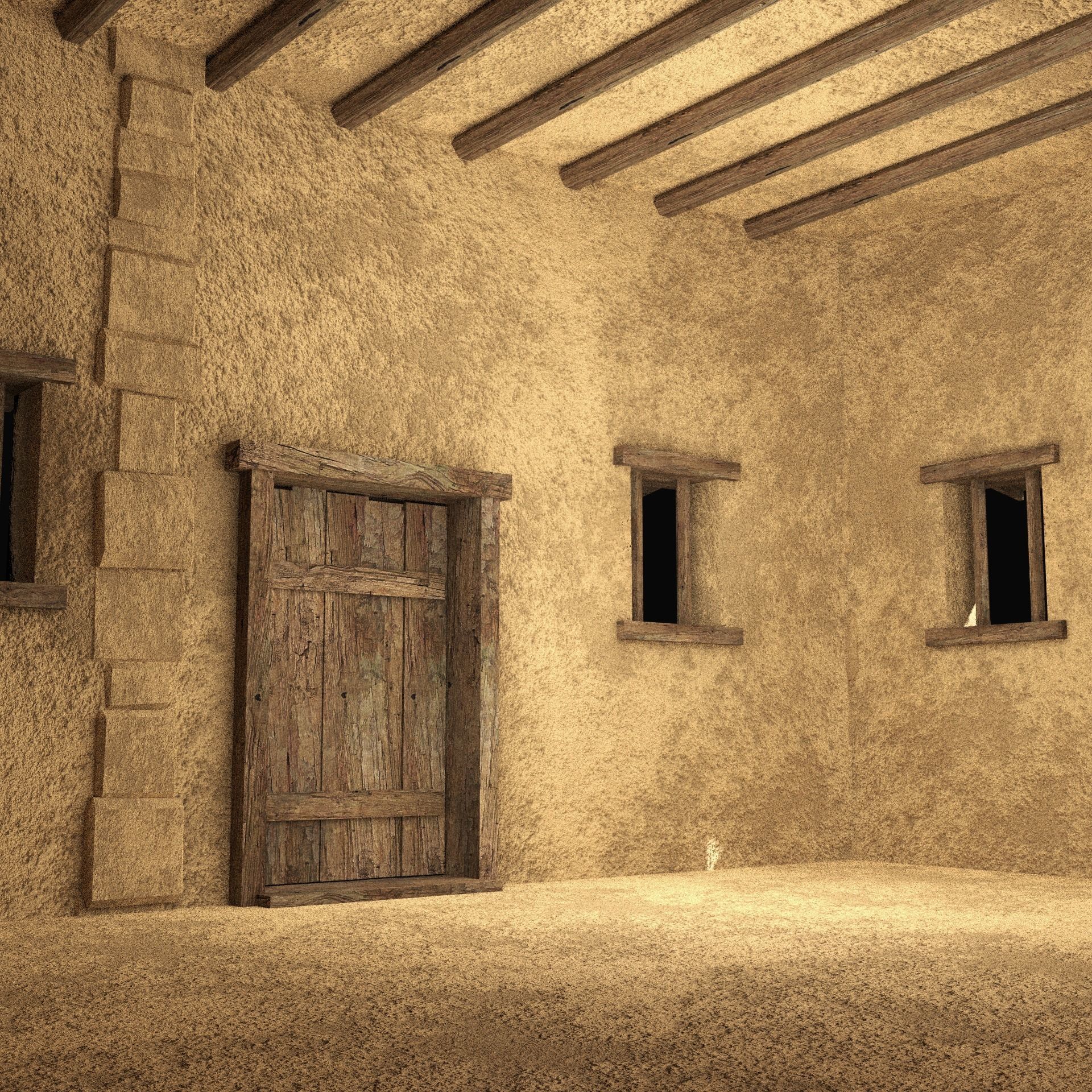 DESERT ARAB ANCIENT EGYPT TURKEY SUMER BABYLON HOUSE COLLECTION Low-poly 3D model_10