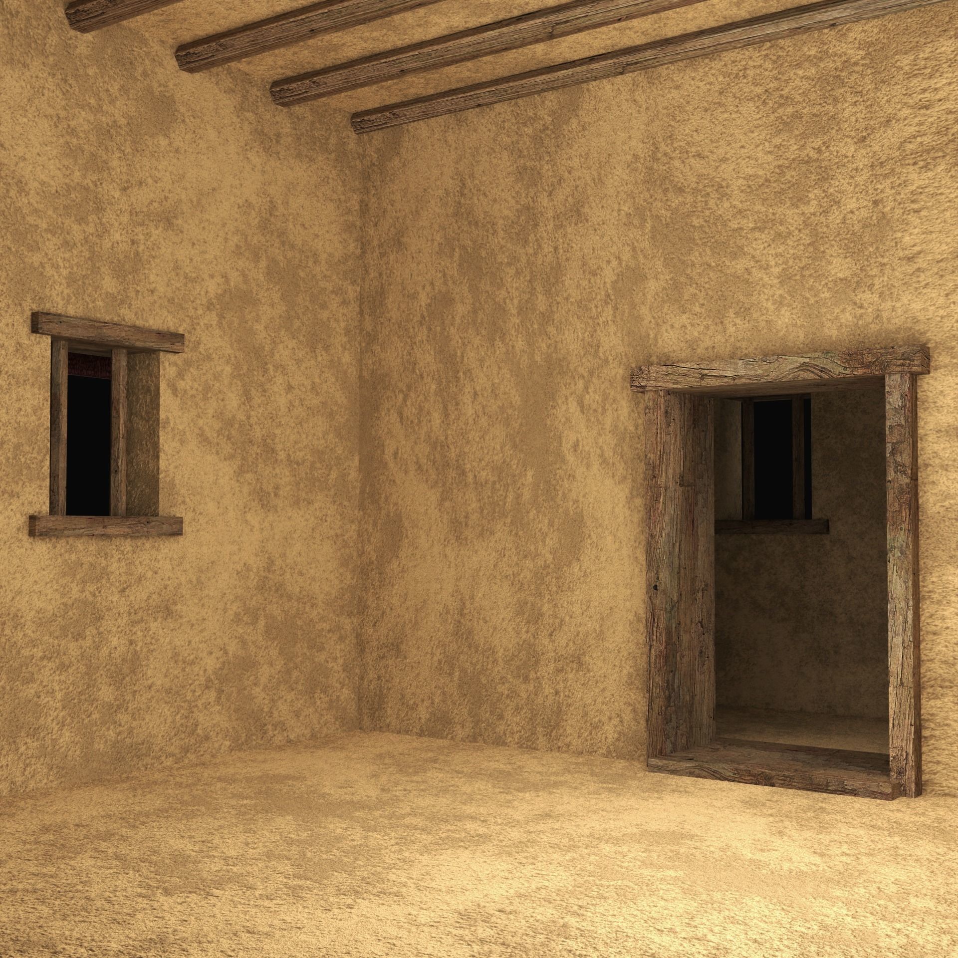 DESERT ARAB ANCIENT EGYPT TURKEY SUMER BABYLON HOUSE COLLECTION Low-poly 3D model_30