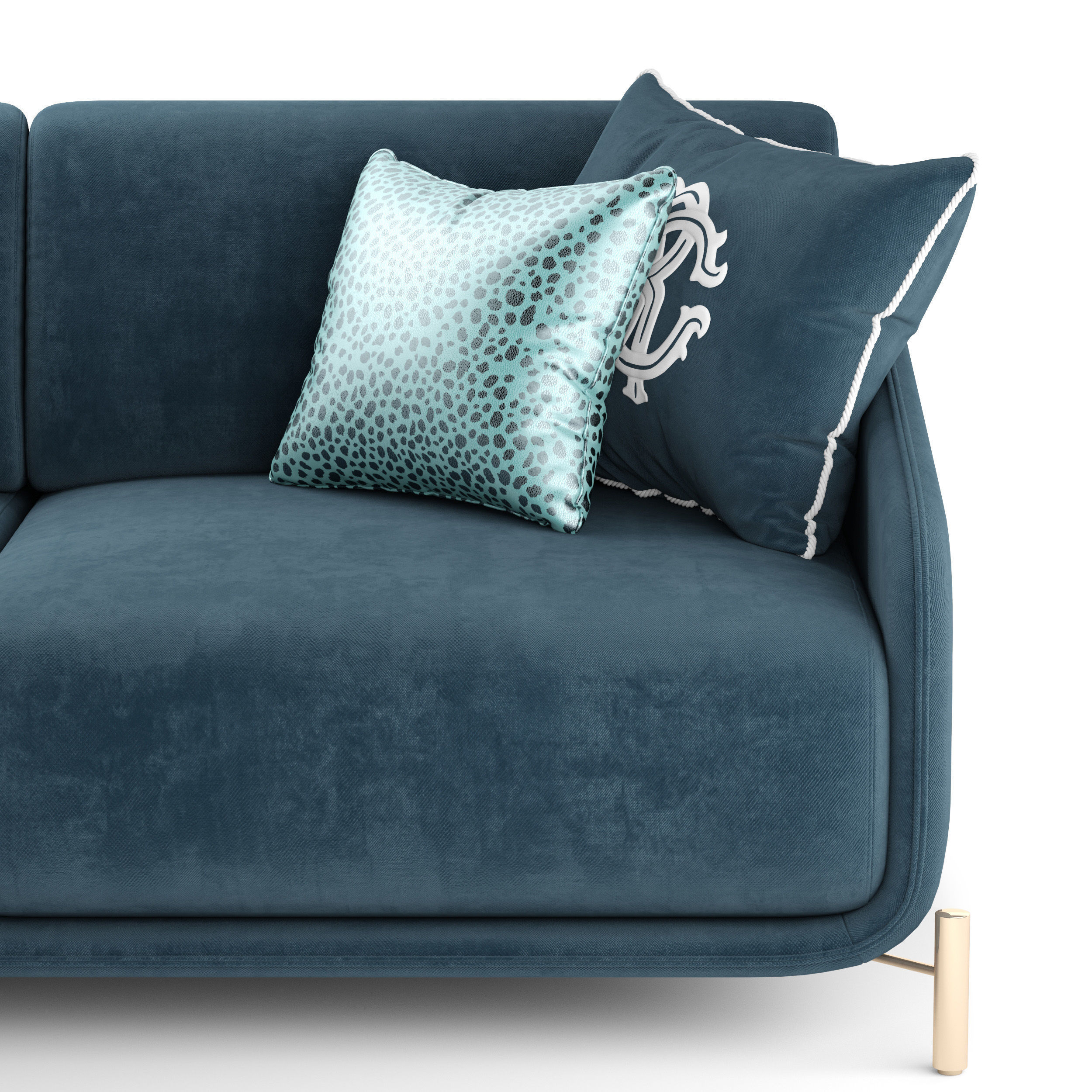 ROBERTO CAVALLI CLIFTON SOFA 3 SEATER 3D model_5