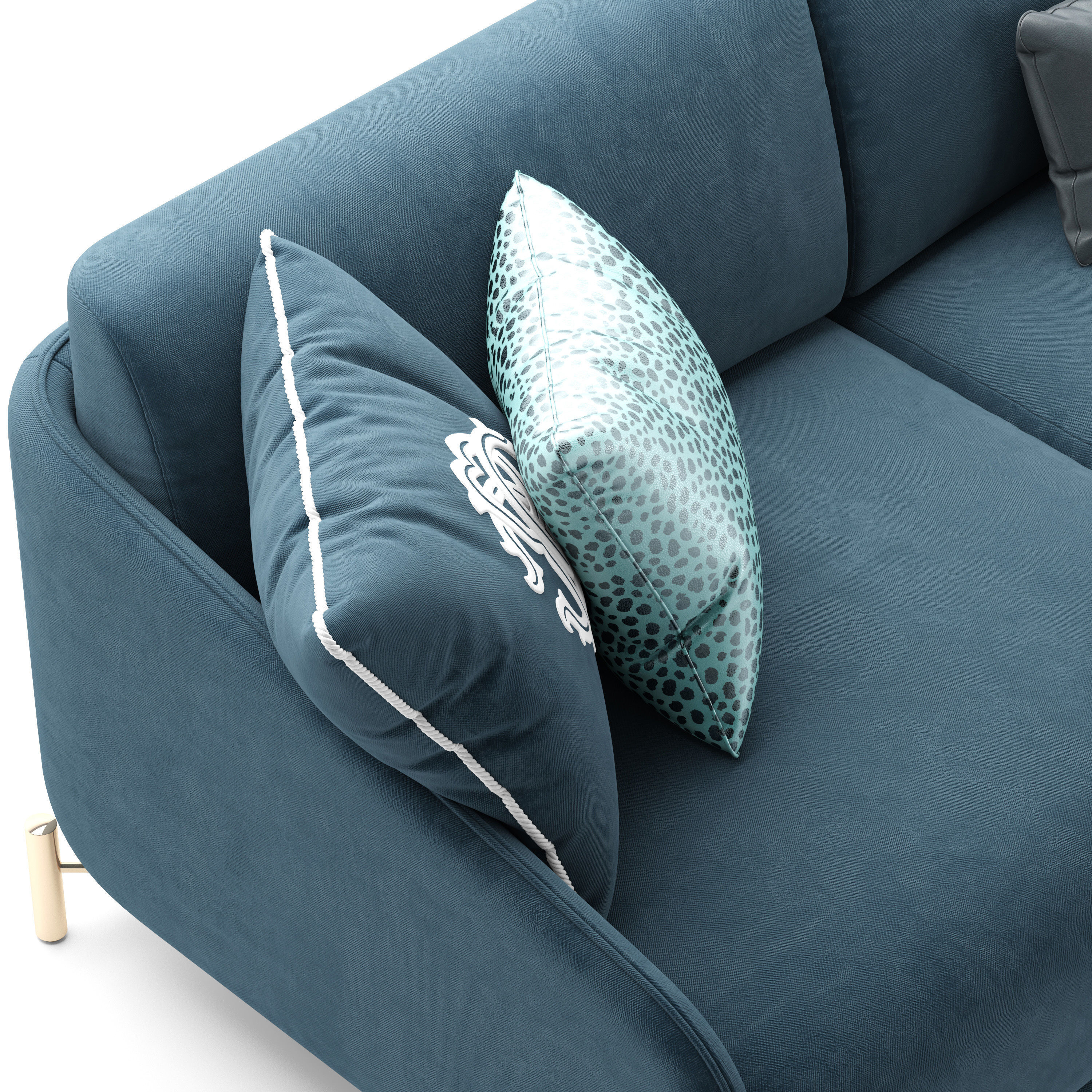 ROBERTO CAVALLI CLIFTON SOFA 3 SEATER 3D model_3