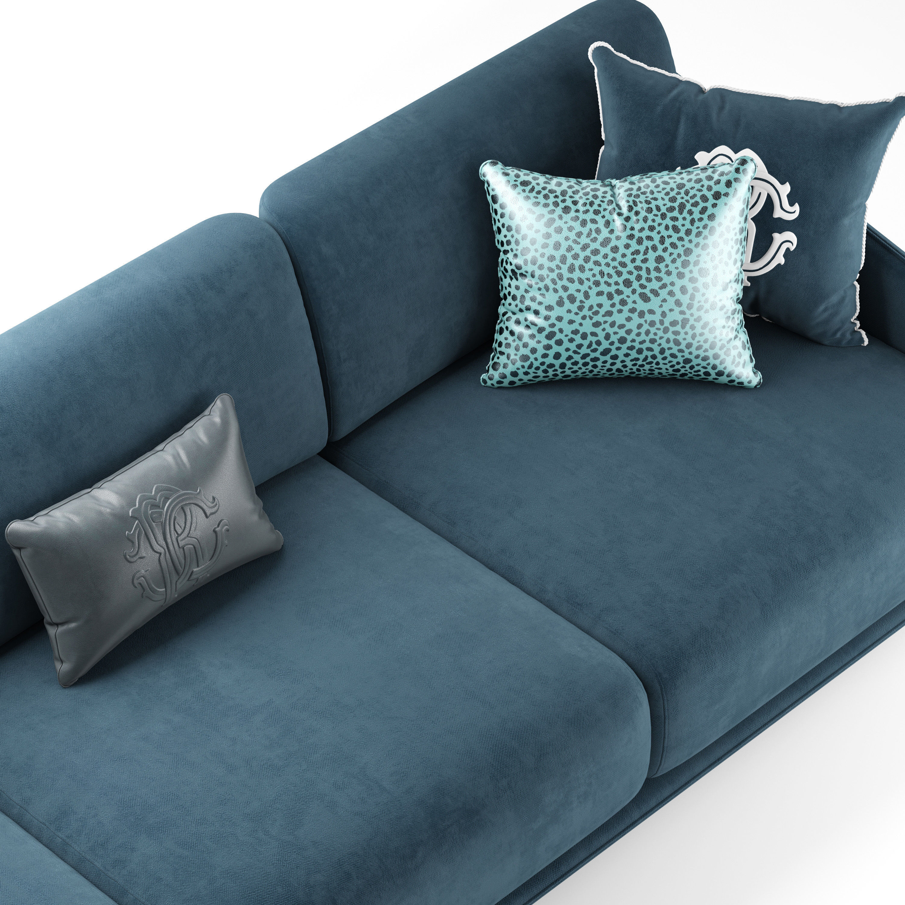 ROBERTO CAVALLI CLIFTON SOFA 3 SEATER 3D model_4