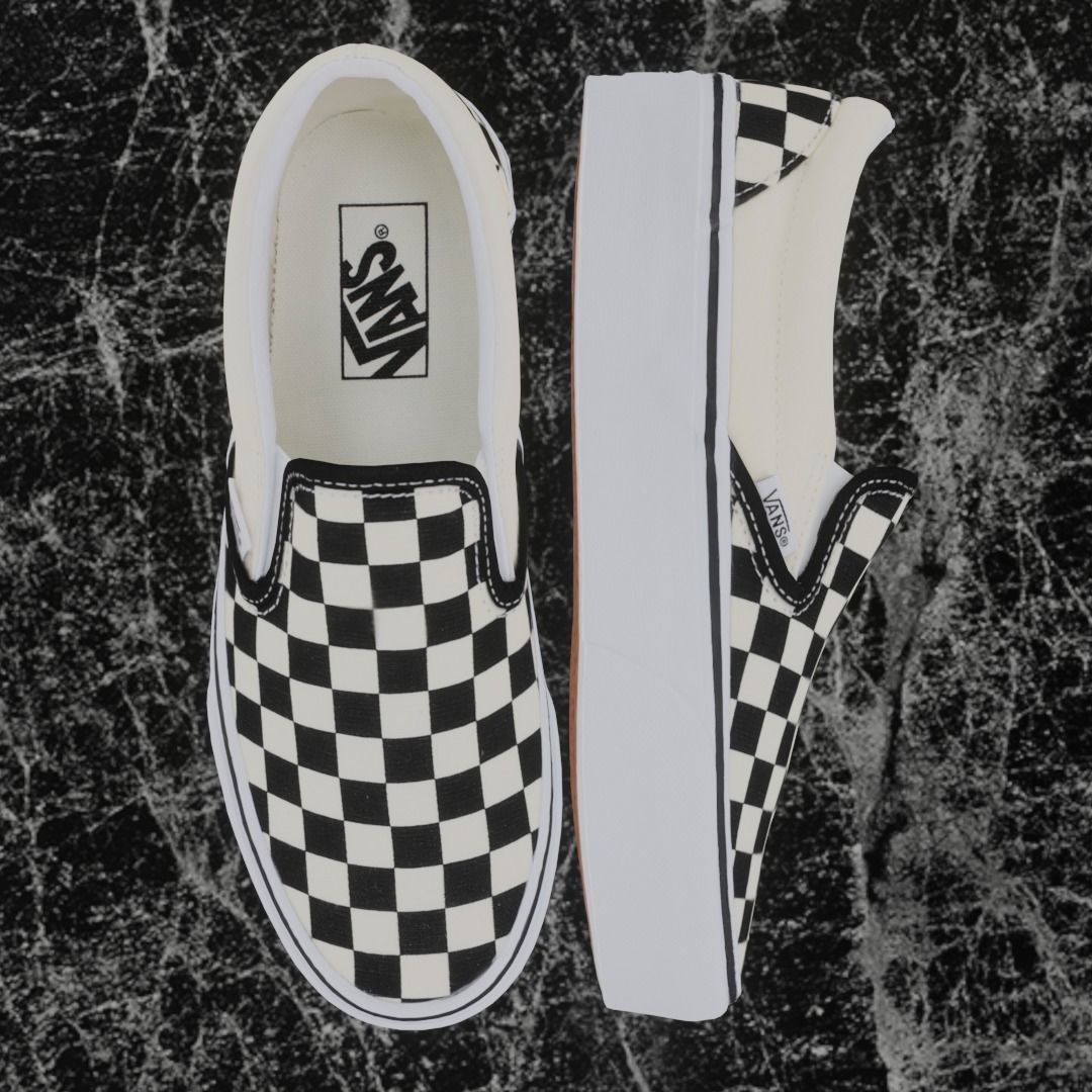 VANS 3D SHOES - CHECKERS Low-poly 3D model_5