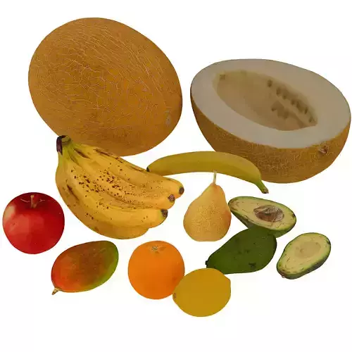 Realistic Fruits Pack - Game-Ready PBR Food Assets 