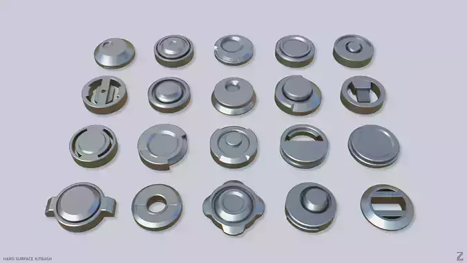 Hard surface kitbash