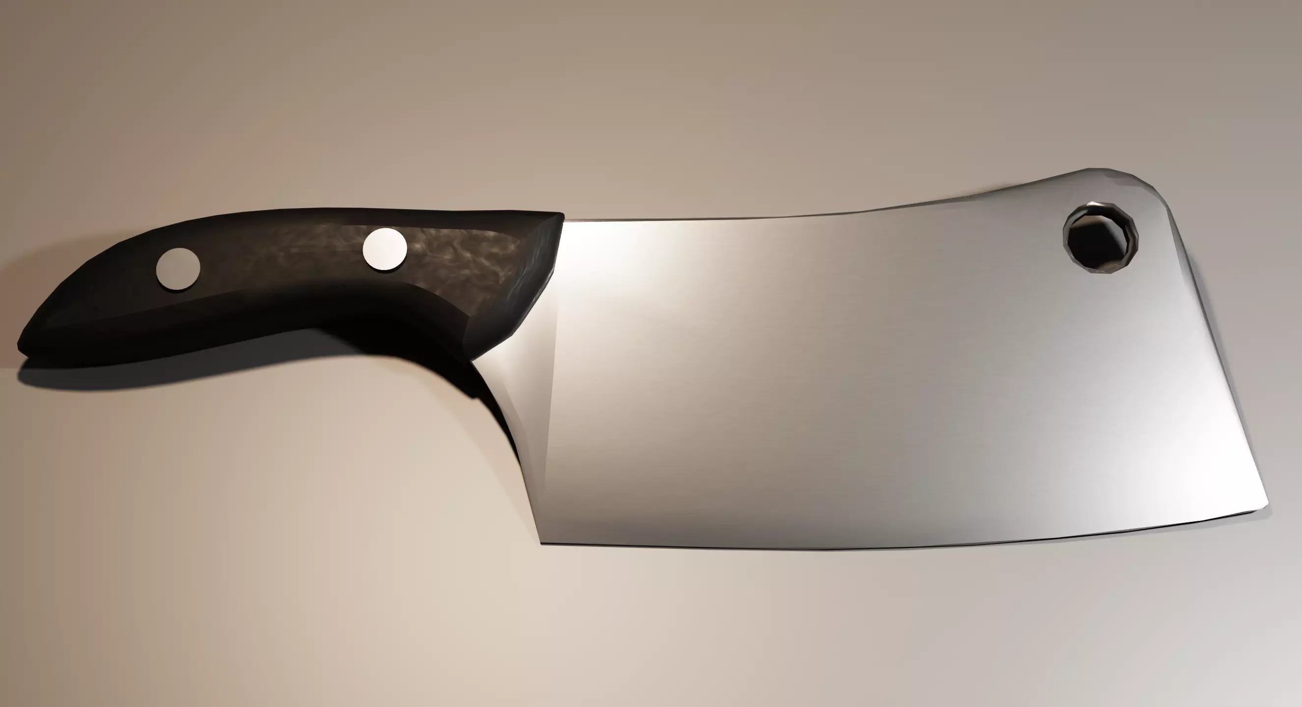 Japanese traditional knife Free low-poly 3D model