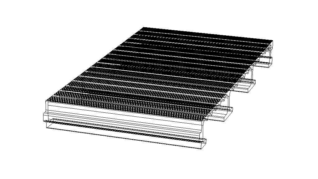 Aluminum Extruded Outdoor Platform MOD AL-055ap Low-poly 3D model_28