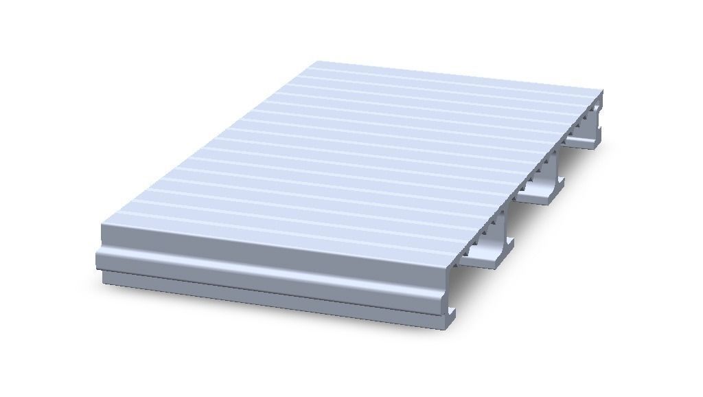 Aluminum Extruded Outdoor Platform MOD AL-055ap Low-poly 3D model_29