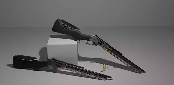 Modernized Tactical Winchester Lever Action Rifle