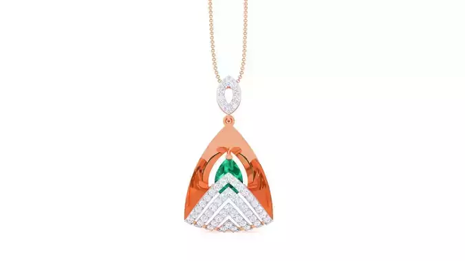 High Jewelry Pendant Necklace 3dm stl 3mf obj glb gltf mtl