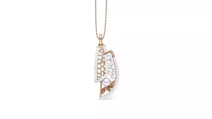 High Jewelry Pendant Necklace 3dm stl 3mf obj glb gltf mtl