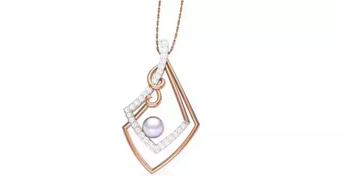 High Jewelry Pendant Necklace 3dm stl 3mf obj glb gltf mtl 3D print model